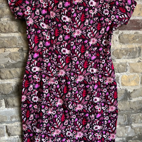Mata Traders 100% Cotton Bella Dress Fuchsia - Picture 5 of 5